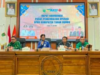 Hadapi Musim Kemarau, BPBD Tanah Bumbu Perkuat Kesiapsiagaan Karhutla